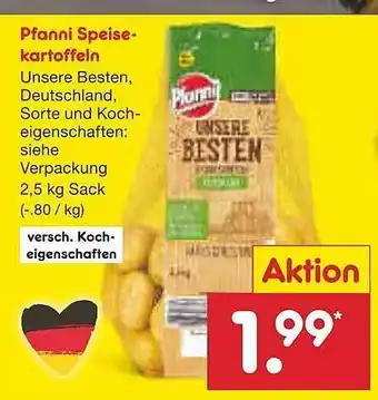 Netto Marken-Discount Pfanni speise-kartoffeln Angebot