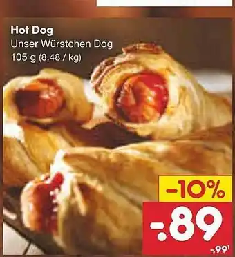 Netto Marken-Discount Hot dog Angebot