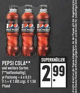 E Reichelt Pepsi cola Angebot