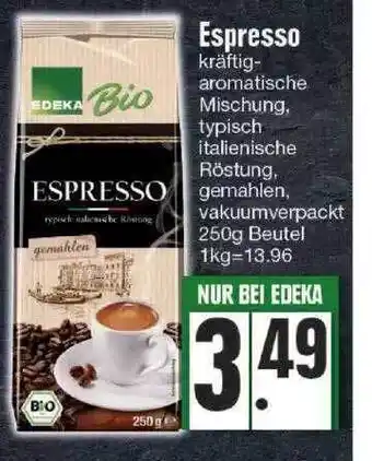 Edeka Espresso Angebot