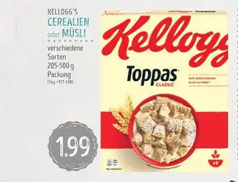 Edeka Struve Kellogg's cerealien oder müsli Angebot