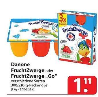 Famila Nord Ost Danone fruchtzwerge oder fruchtzwerge „go“ Angebot