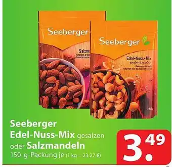 Famila Nord Ost Seeberger edel-nuss-mix oder salzmandeln Angebot