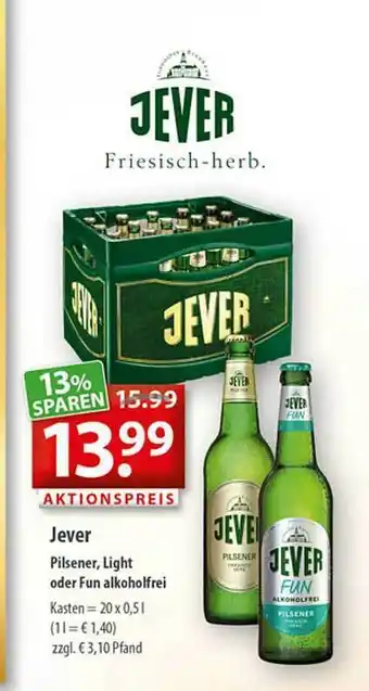 Getränkeland Jever pilsener Angebot