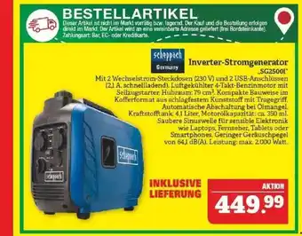 Marktkauf Inverter-stromgenerator „sg2500l“ Angebot