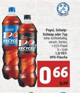 Marktkauf Pepsi, schwip-schwap oder 7up Angebot