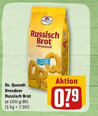 REWE Dr. quendt dresdner russisch brot Angebot