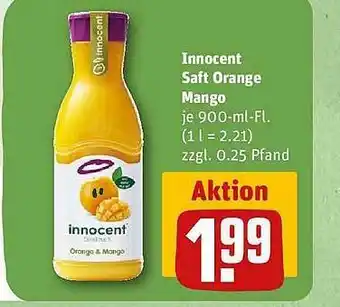 REWE Innocent saft orange mango Angebot