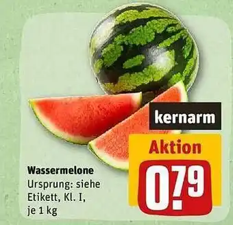 REWE Wassermelone Angebot