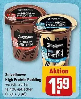 REWE Zuivelhoeve high protein pudding Angebot