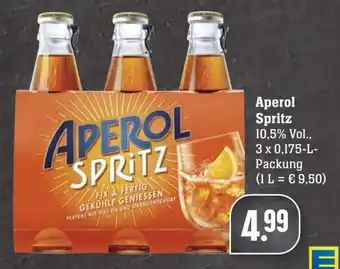 Edeka Neukauf Aperol Spritz 3x0,175 L Packung Angebot