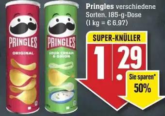 Edeka Neukauf Pringles 185 g Dose Angebot