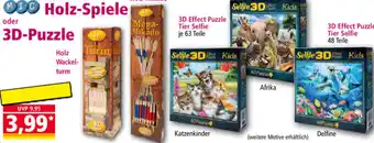 Norma Holz Spiele oder 3D Puzzle Angebot