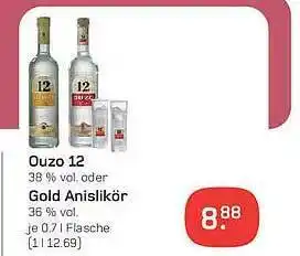 akzenta Ouzo 12 oder gold anislikör Angebot