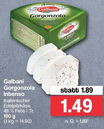 Famila Nord West Galbani Gorgonzola Intenso 100 g Angebot