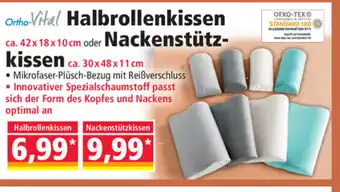 Norma Ortho-Vital Halbrollenkissen oder Nackenstützkissen Angebot