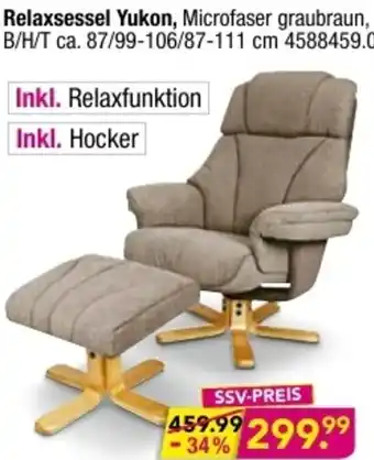 Möbel Boss Relaxsessel Yukon Angebot