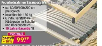 Möbel Boss Federholzrahmen Saragossa NV Angebot