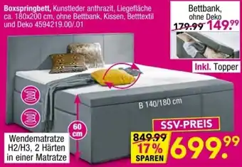 Möbel Boss Boxspringbett Angebot