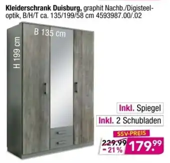 Möbel Boss Kleiderschrank Duisburg Angebot