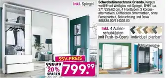 Möbel Boss Schwebetürenschrank Orlando Angebot