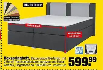 SB Lagerkauf Boxspringbett Angebot