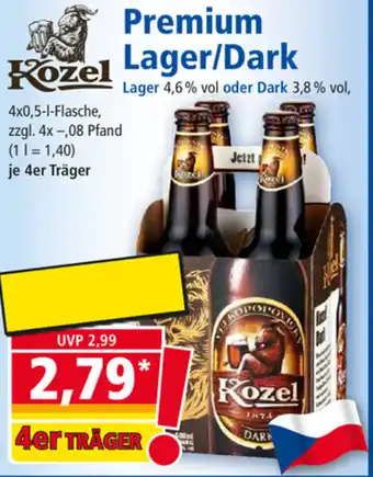 Norma Kozel Premium Lager/Drink 4x0,5L Angebot