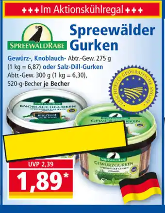 Norma Spreewälder Gurken Angebot