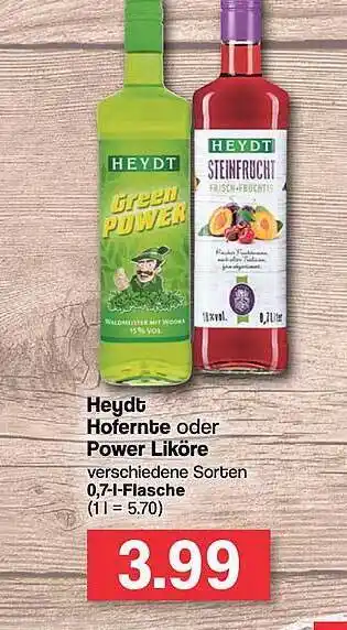 Famila Nord West Heydt hofernte oder power liköre Angebot