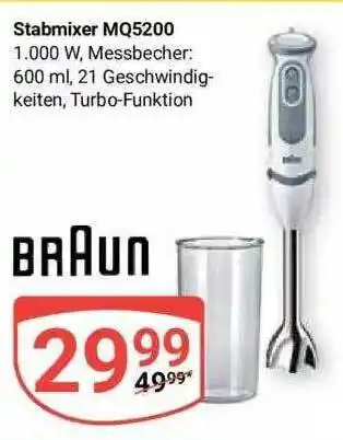 Globus Braun stabmixer mq5200 Angebot