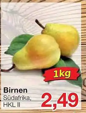 Jawoll Birnen Angebot