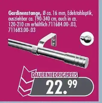 Möbel Boss Gardinenstange Angebot