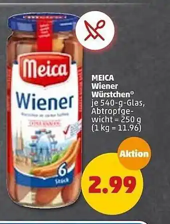 PENNY Meica wiener würstchen Angebot