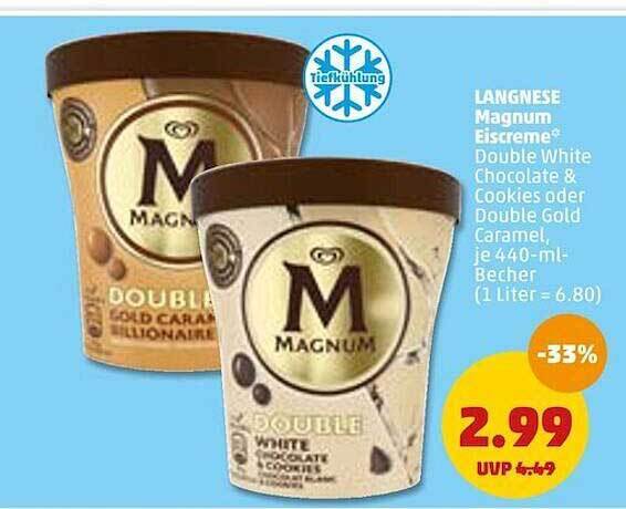 Langnese magnum eiscreme Angebot bei PENNY
