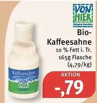 Feneberg Von hier bio kaffeesahne Angebot