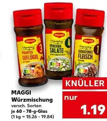 Kaufland Maggi würzmischung versch. sorten Angebot