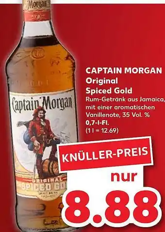 Kaufland Captain morgan original spiced gold Angebot