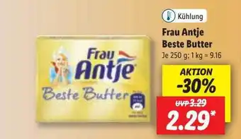 Lidl Frau antje beste butter Angebot