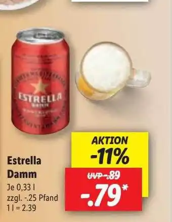 Lidl Estrella damm Angebot