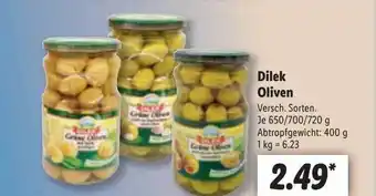 Lidl Dilek oliven versch. sorten Angebot