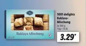 Lidl 10001 delights baklava-mischung Angebot