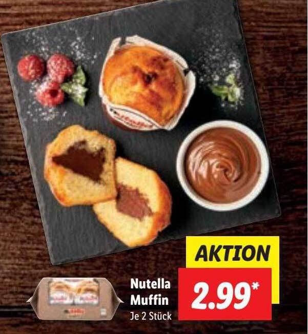 Nutella muffin Angebot bei Lidl
