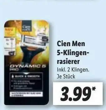 Lidl Cien men 5-klingen-rasierer Angebot