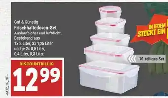 Marktkauf Gut & günstig frischhaltedosen-set Angebot