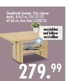 Möbel Boss Couchtisch jerome Angebot