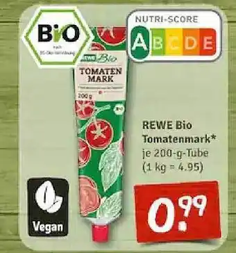 nahkauf Rewe bio tomatenmark* Angebot