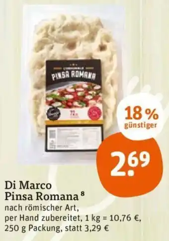 tegut Di Marco Pinsa Romana 250 g Packung Angebot