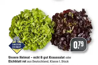 nah & gut Unsere Heimat-echt & gut Kraussalat oder Eichblatt rot Angebot