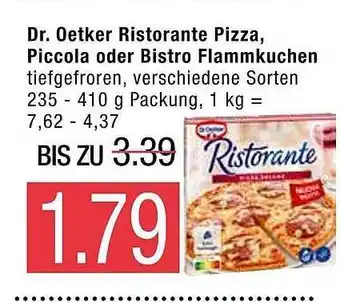 Marktkauf Dr. oetker ristorante pizza, piccolo oder bistro flammkuchen Angebot