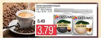 Marktkauf Tassimo spezialitäten kapseln Angebot